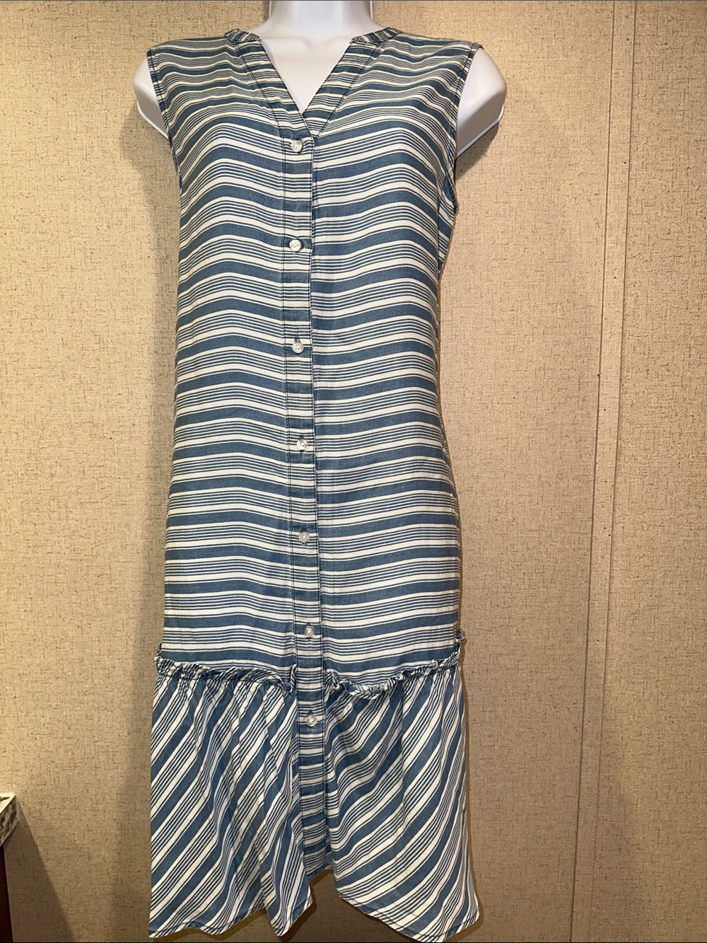 Sharagano Women’s Sleeveless Dress 100% Lyocell Size Small